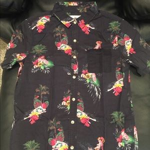 On The BYAS Button Up summery flower girls